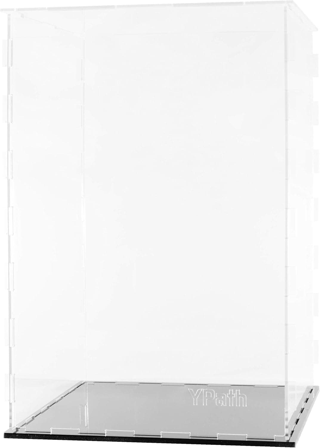 Clear Acrylic Display Case-Assemble Countertop Box for Display-Clear Display Box,Dustproof Protection Showcase for Toy Collectibles (8x8x12inch)