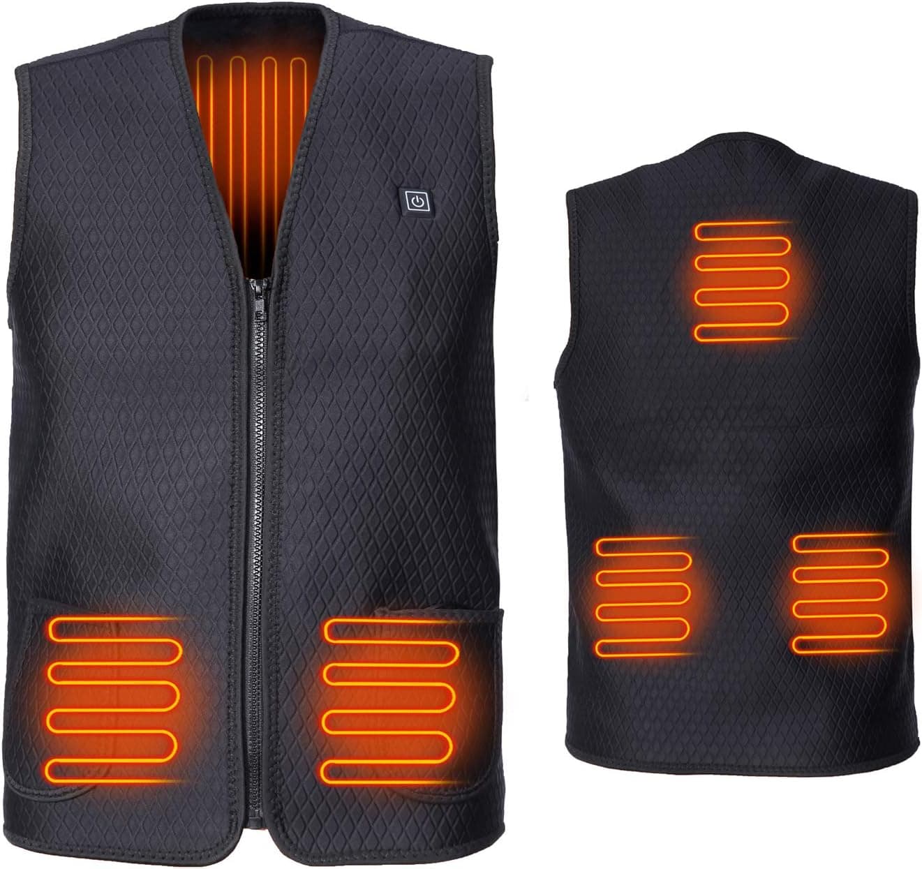 Sesecolor Heating Vest Men/Women Heated Vest Windproof Electric Jacket Outdoor