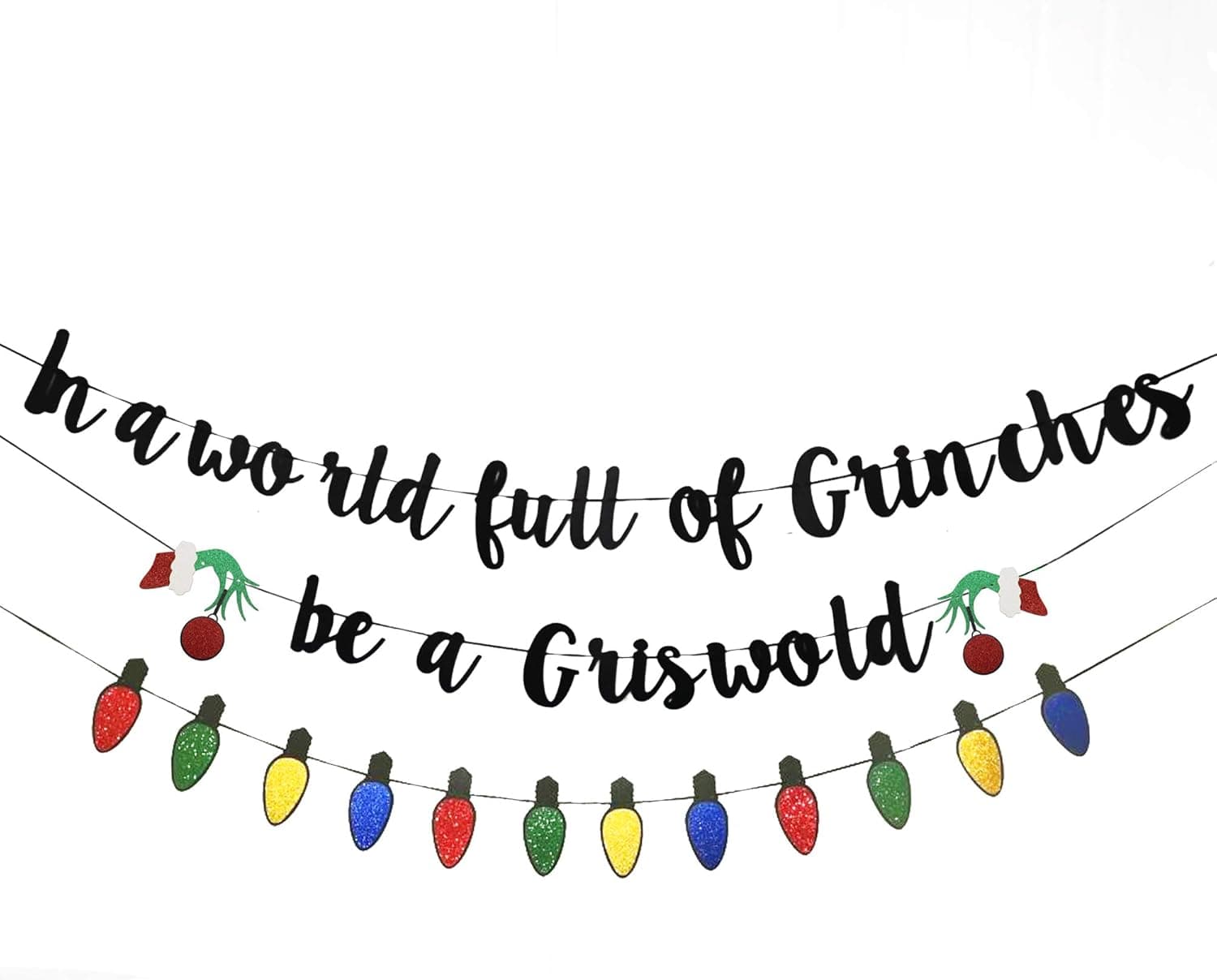 In A World Full Of Be A Gris/wold Banner, Christmas Vacation Party Decorations, Christmas Holiday Party, National Vacation Movie Party, Christmas Holiday, Xmas Party Decorations