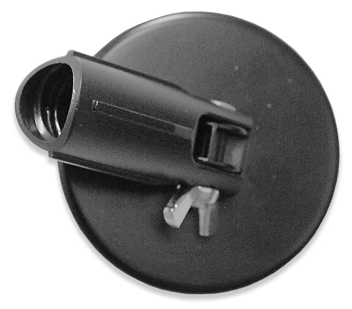 Magnetic Pick-Up Tool Attachment, 3.20" Diameter, 0.440" Thick Magnet Assembly with Acme-Threaded Attachment for Standard Broom Handle, 65 Pounds Pull, 1 Each