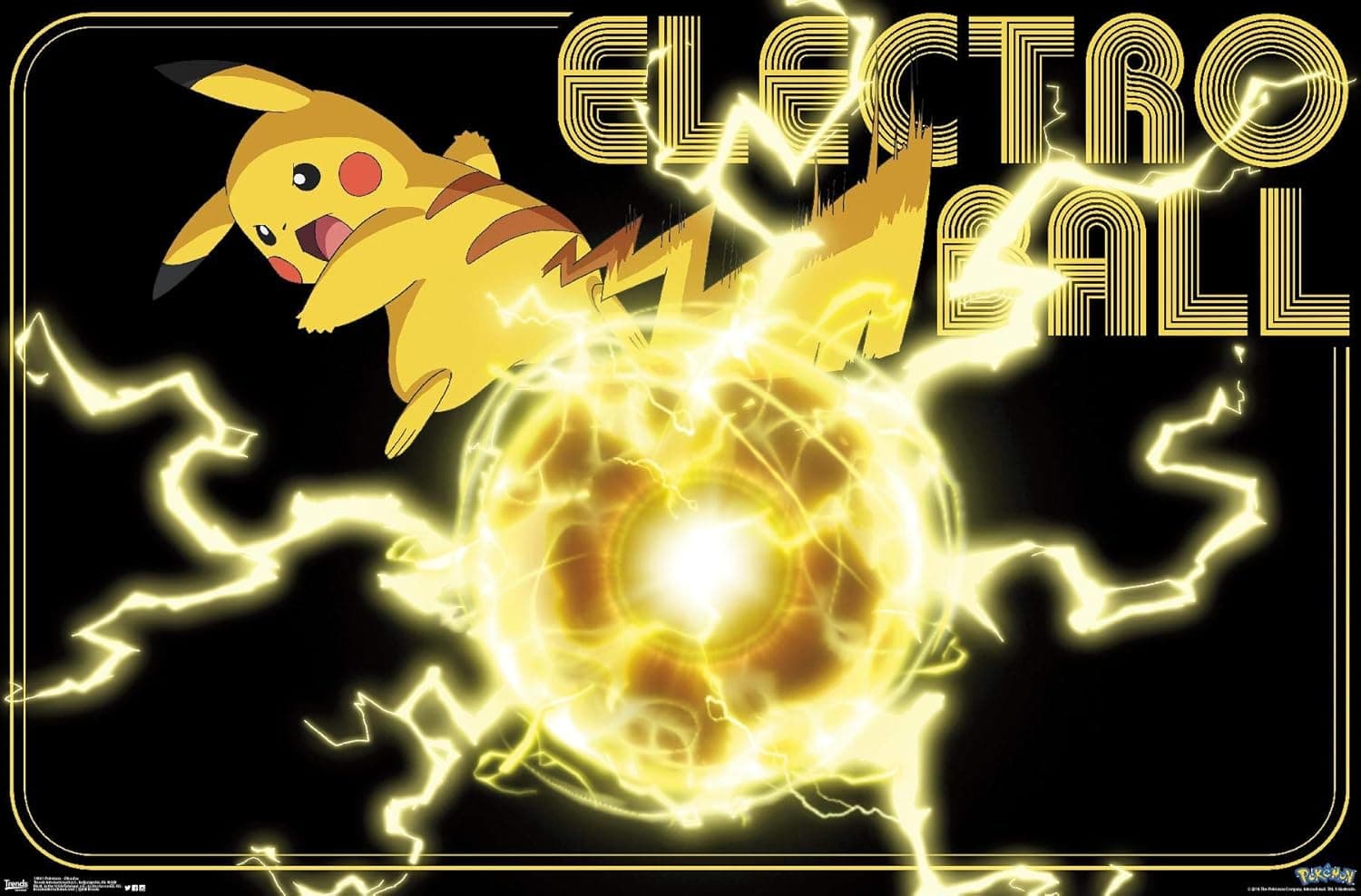 Trends International Pokemon Pikachu Wall Poster 22.375" x 34"