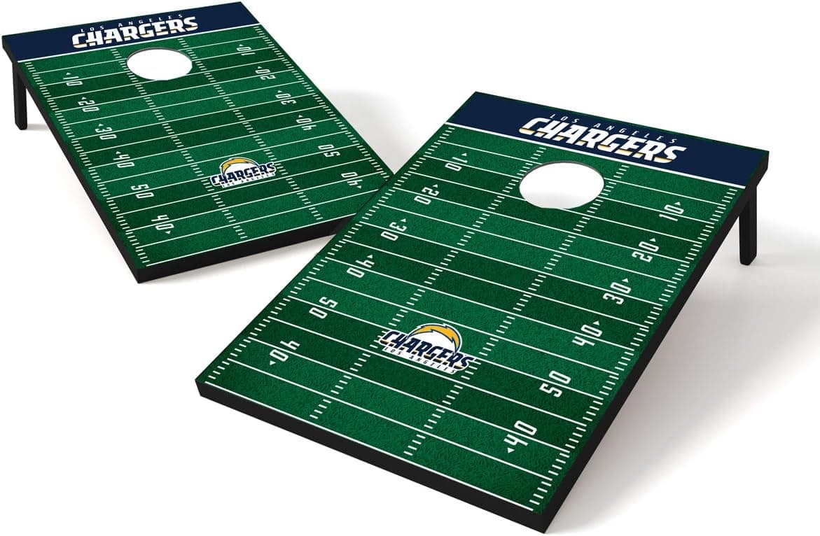 Wild Sports NFL Cornhole Outdoor Game Set, 2' x 3' Foot - Recreational Series