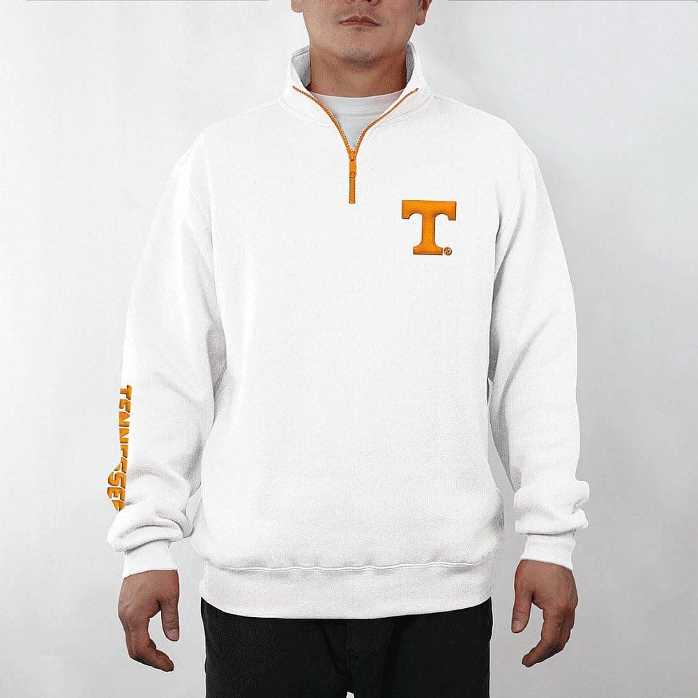 Elite Fan Shop NCAA Mens Quarter Zip Sweatshirt Team Captain