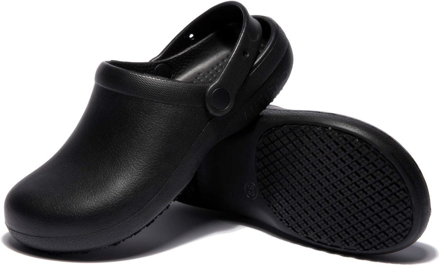 IKCSHOE Unisex Nursing Chef Shoes Clock Work Slip Resistant Clog Shoes