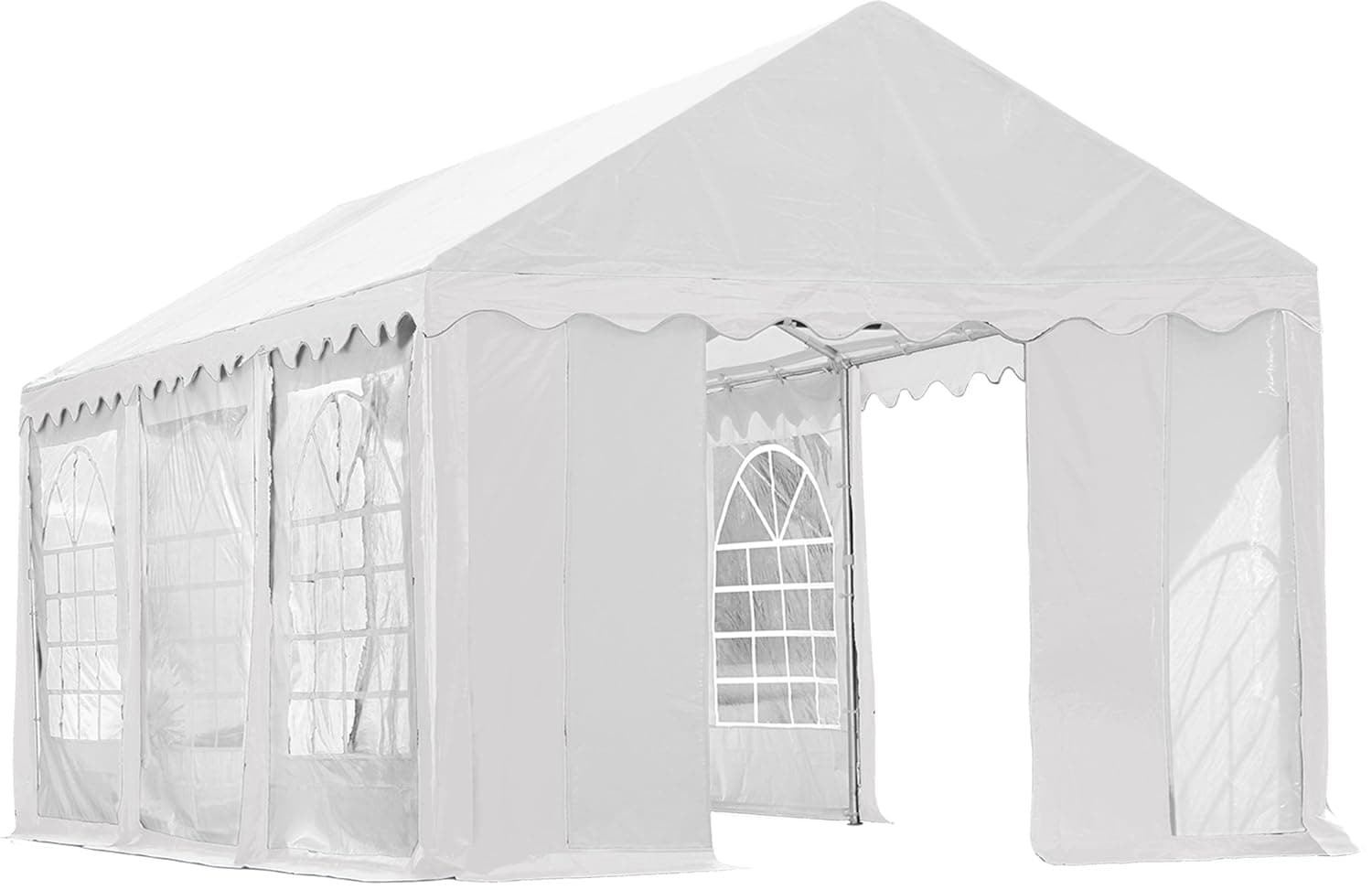 ShelterLogic Party Tent with Enclosure Kit, White, 10 x 20 ft.