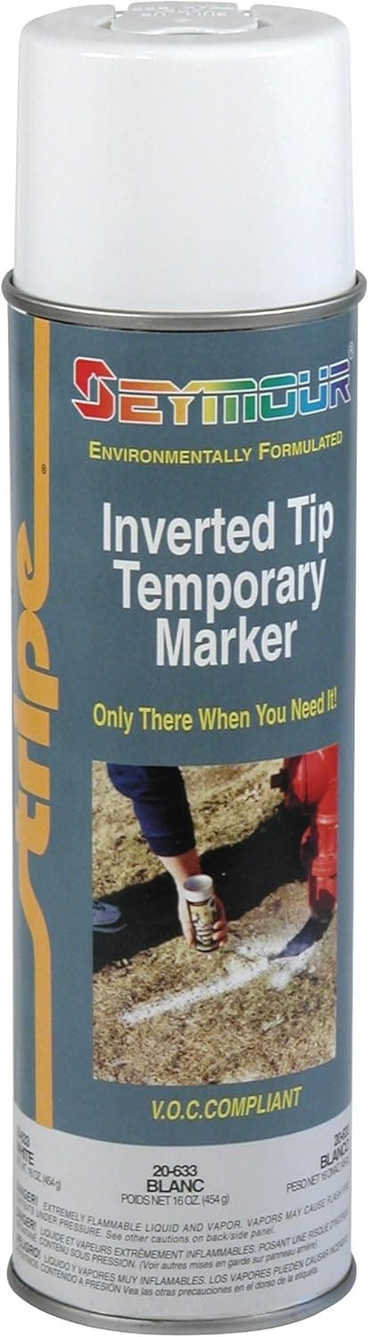 Seymour 20-633 Stripe Temporary Inverted Tip Marker, White