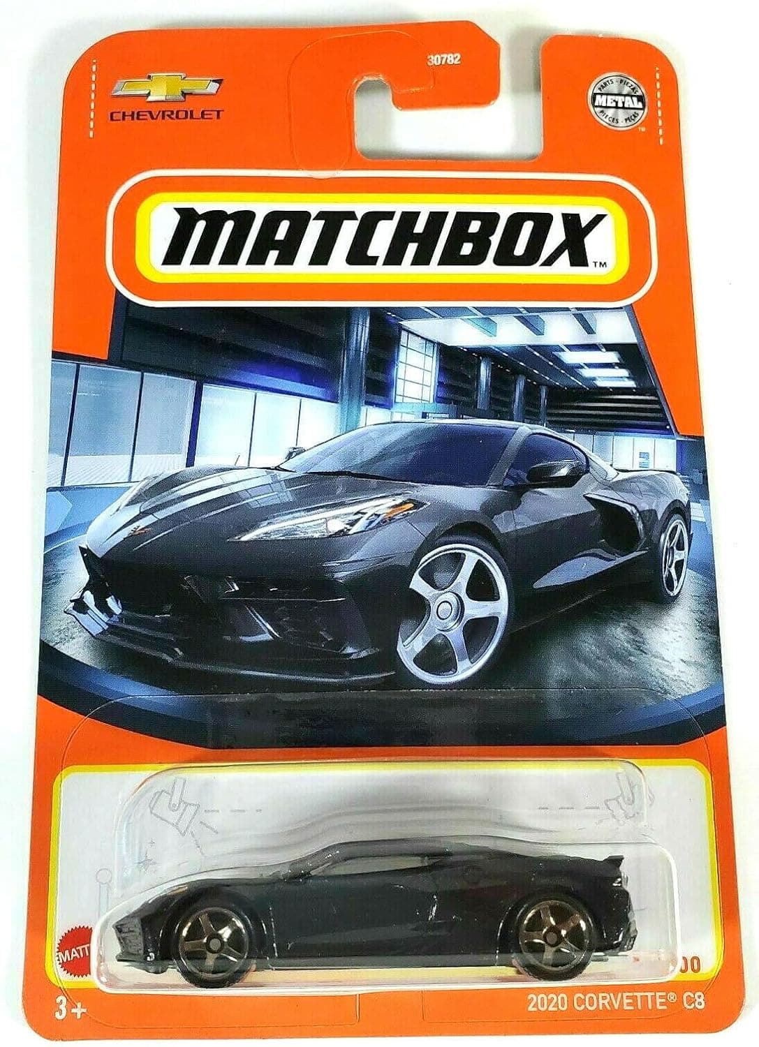 DieCast Matchbox 2020 Corvette C8 20/100 (Black)