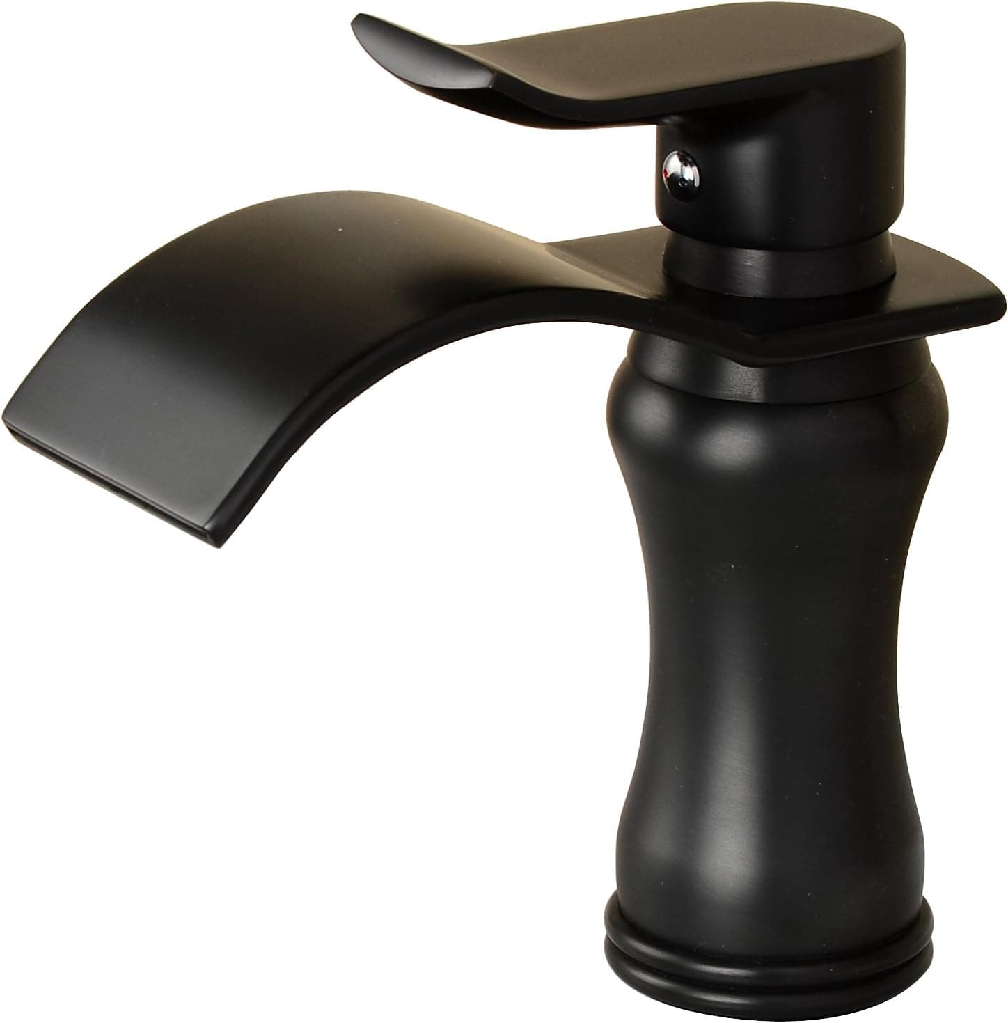 Senlesen Waterfall Spout Bathroom Vessel Sink Faucet Single Handle Lavatory Basin Mixer Taps,Oil Rubbed Bronze