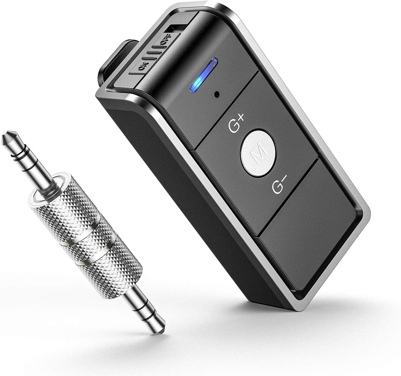 AINOPE Bluetooth Receiver, Ainope Portable Bluetooth Audio Adapter with AUX Adapter 3.5mm Stereo, Wireless Bluetooth 4.2 Car Adapter Hands-Free Wireless Audio Car Kits/Car Stereo Music Streaming Sound