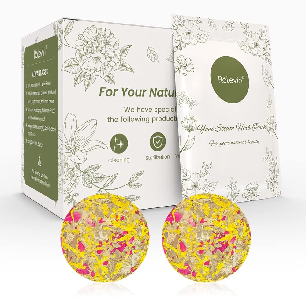 10 Pcs Vacuum Packaging Yoni Steam Herbs for Cleansing, Natural Yoni Steaming Herbs Pack for Yoni Steam Seat Kit, Organic Vaginial Steaming Herb Pack, V Steaming/Steam Therapy/Soaking/SPA
