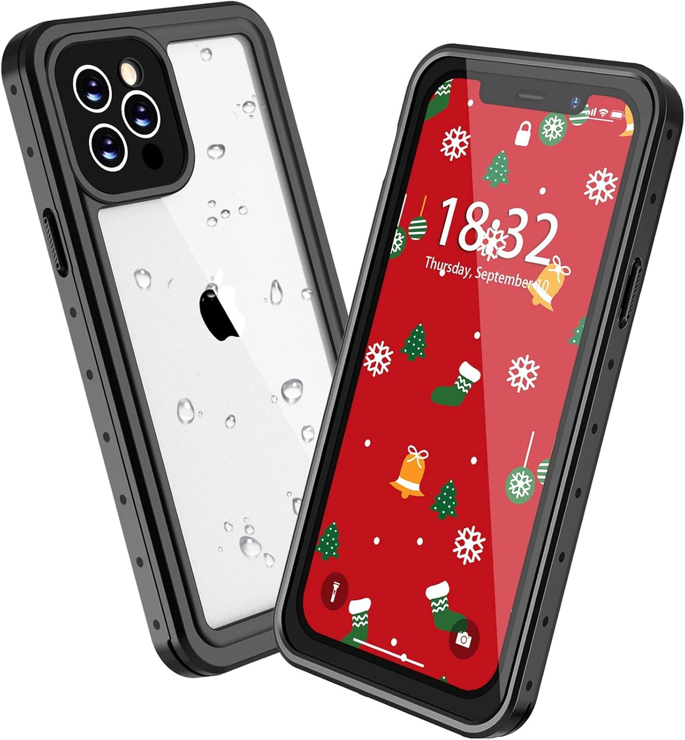 LITTJOY for iPhone 12 Pro Max Case 6.7",IP68 Waterproof Shockproof Dust-Proof Case with Built-in Screen Protector,360 Full Body Cover Case Compatible with iPhone 12 pro Max 5G 6.7 inch 2020