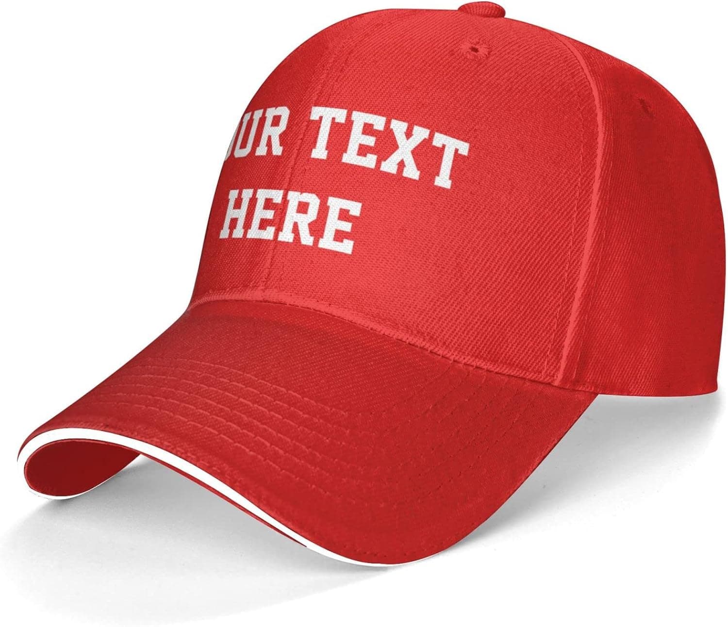 Custom Hats Customize Baseball Cap Personalized Text & Photo Hat Custom Hat for Men & Women Custom Adjustable Trucker Hat