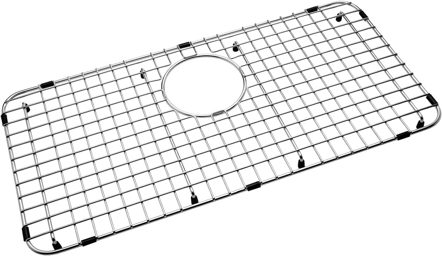 Serene Valley Sink Bottom Grid 25-1/4" X 12-1/2“, Rear Drain with Corner Radius 1-1/2", Sink Protector NDG2513R