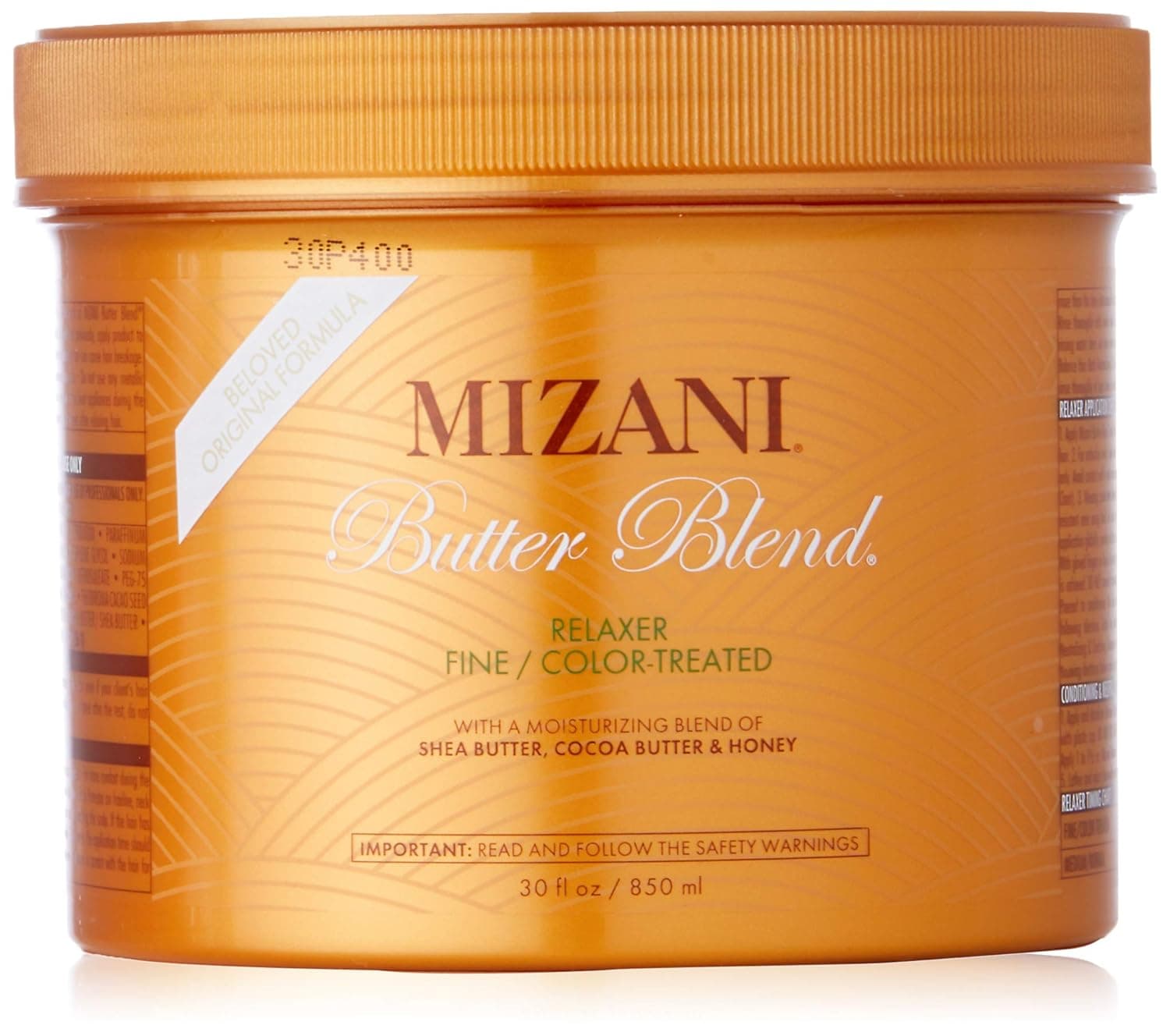 Mizani Butter Blend Rhelaxer for Fine/color Treated Hair for Unisex Relaxer, 30 Fl Oz