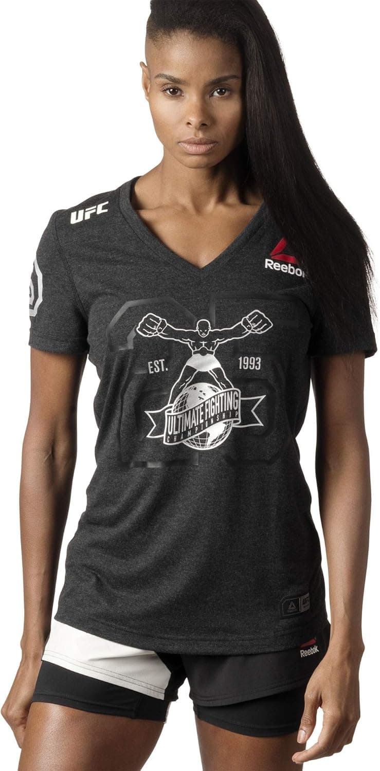 Reebok Women's UFC Fight Night Decorated Jersey