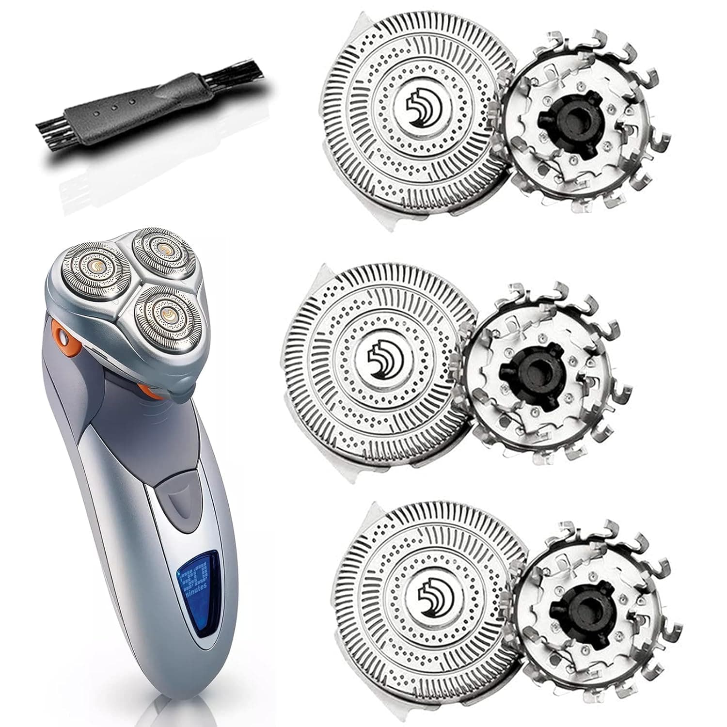 HQ9 Replacement Heads Compatible for Philipss Norelco Shaver Speed XL Series 8240XL 8140XL 8150XL 8160XL 8170XL, 8100 Series, 8200 Series, 9100 Series, and PT/AT900 | 3Pcs