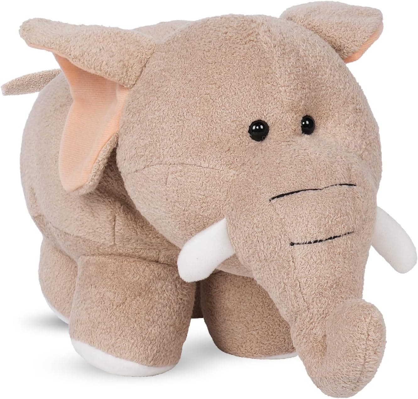 B-CREATOR Elephant Stuffed Animals - (Gray, 8 inches) Soft Elephants Plushies Figures Toys Cuddly Baby Plush Toy Gifts for Kids