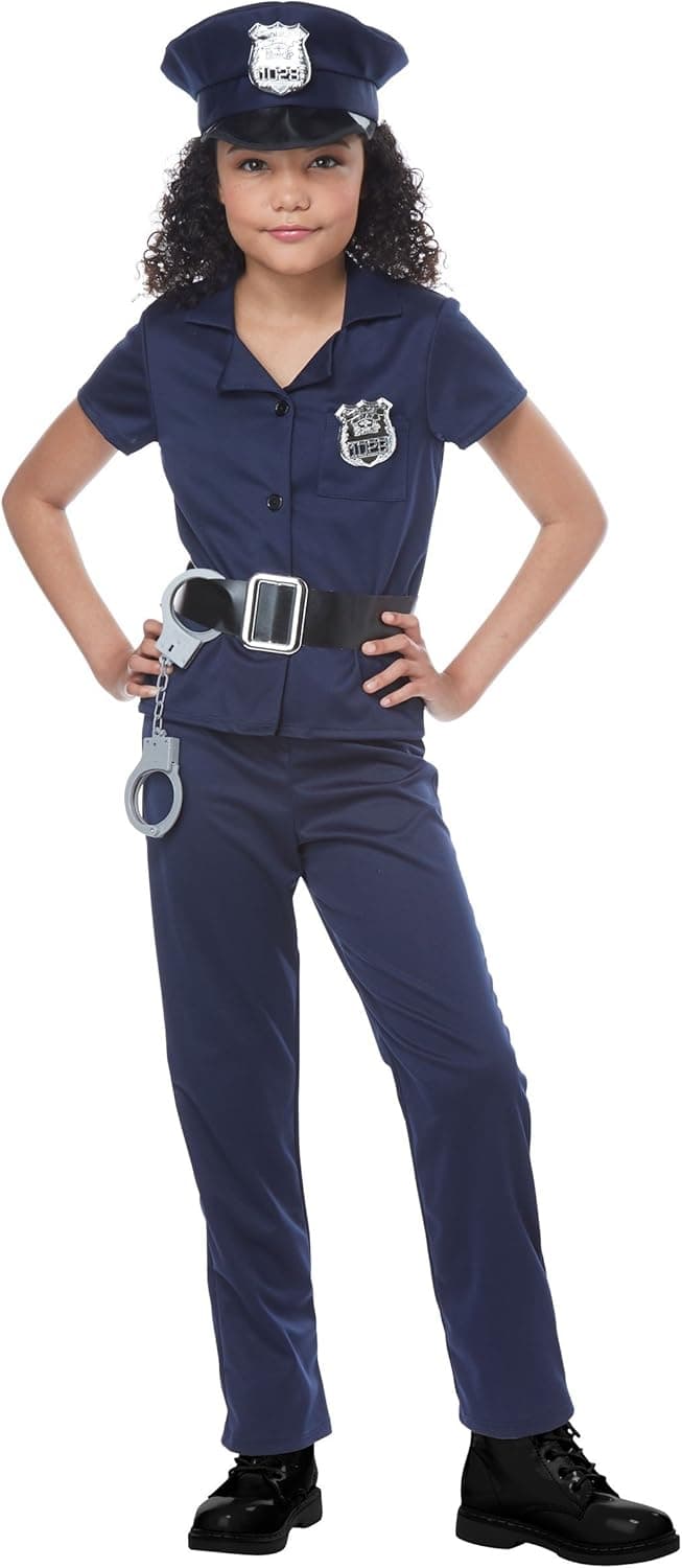 California Costumes Cute Cop Child Costume