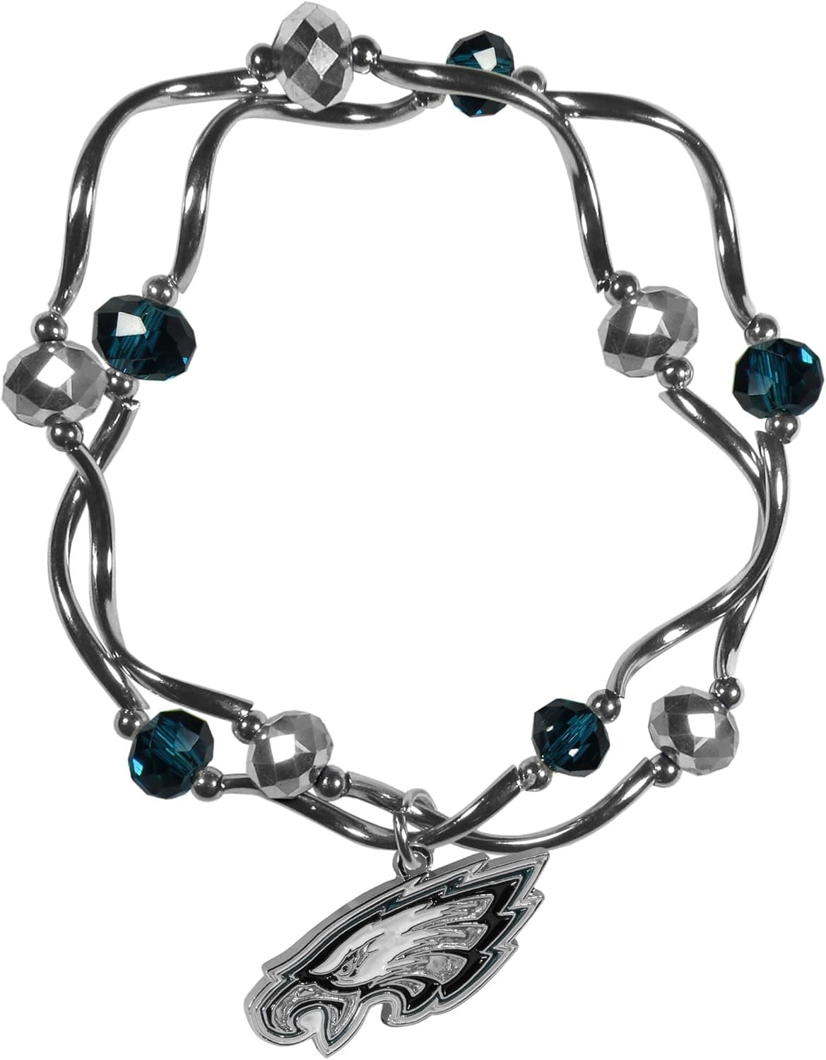 Siskiyou Sports NFL unisex-adult Crystal Bead Bracelet