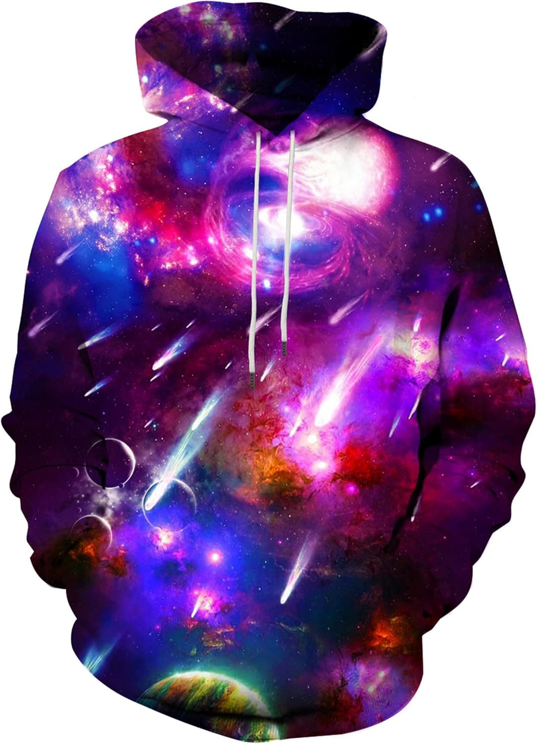 YAJOOEY Unisex 3D Printed Hoodies Graphic Pullover Hooded Sweatshirt for Men Women