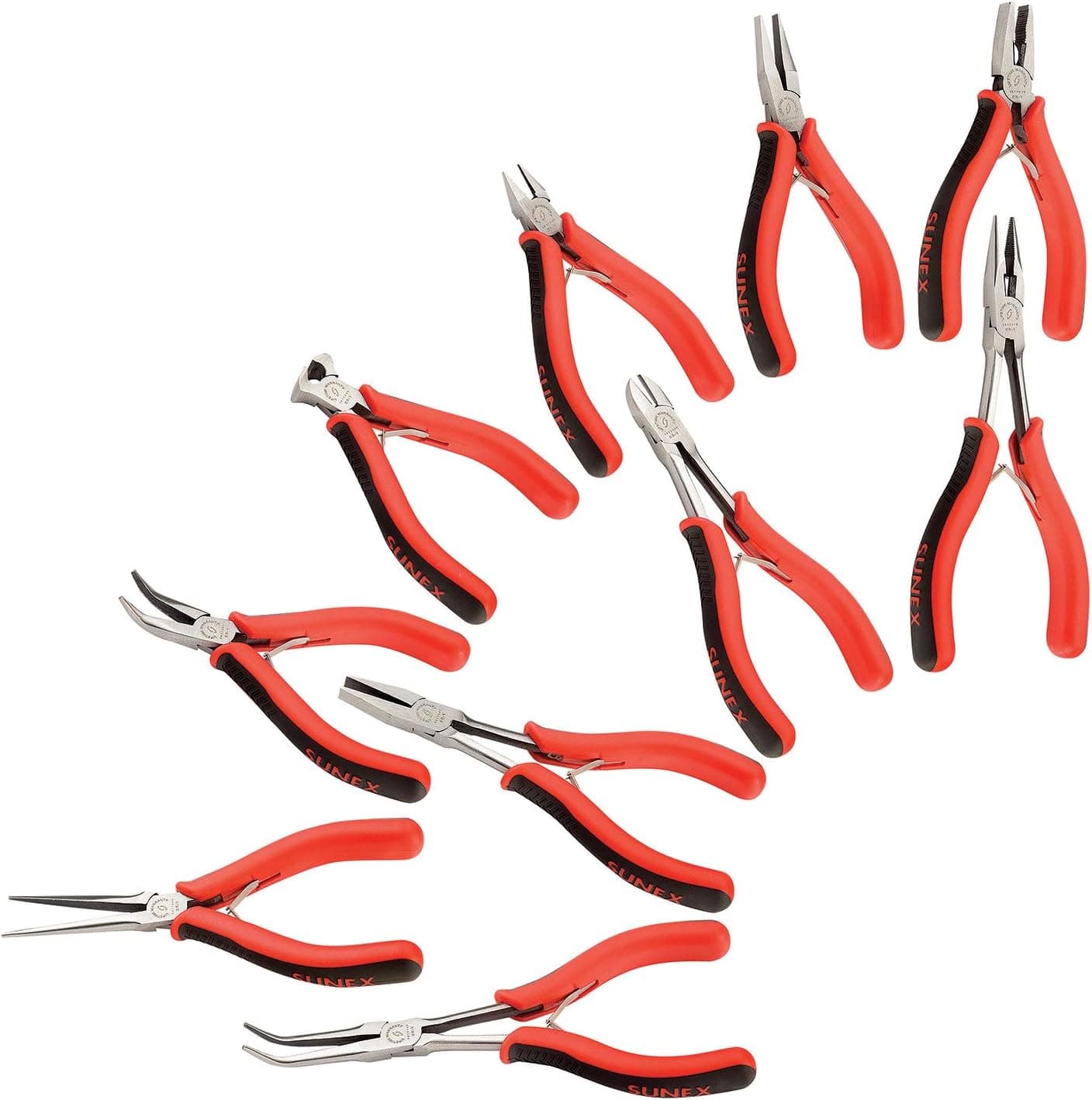 10Pc Precision Pliers Set