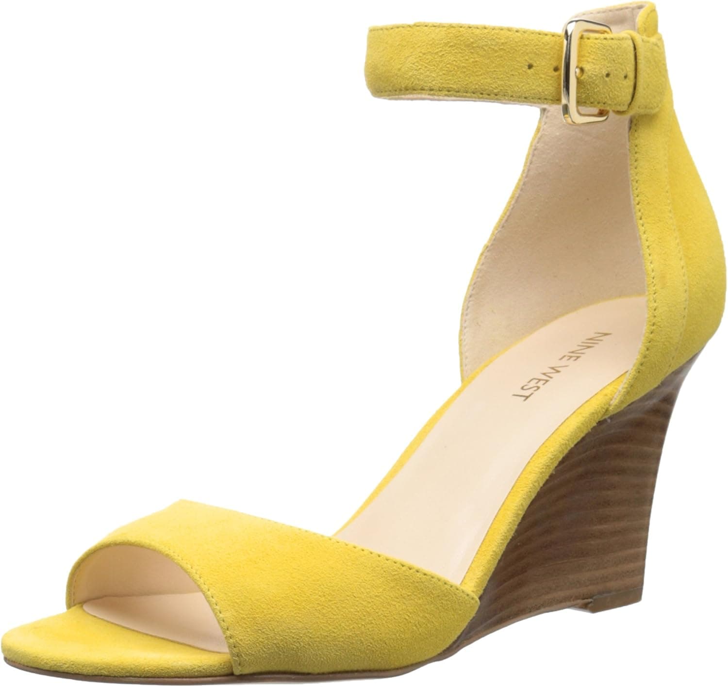 Nine West Women's Farlee Faux-Suede Wedge Sandal