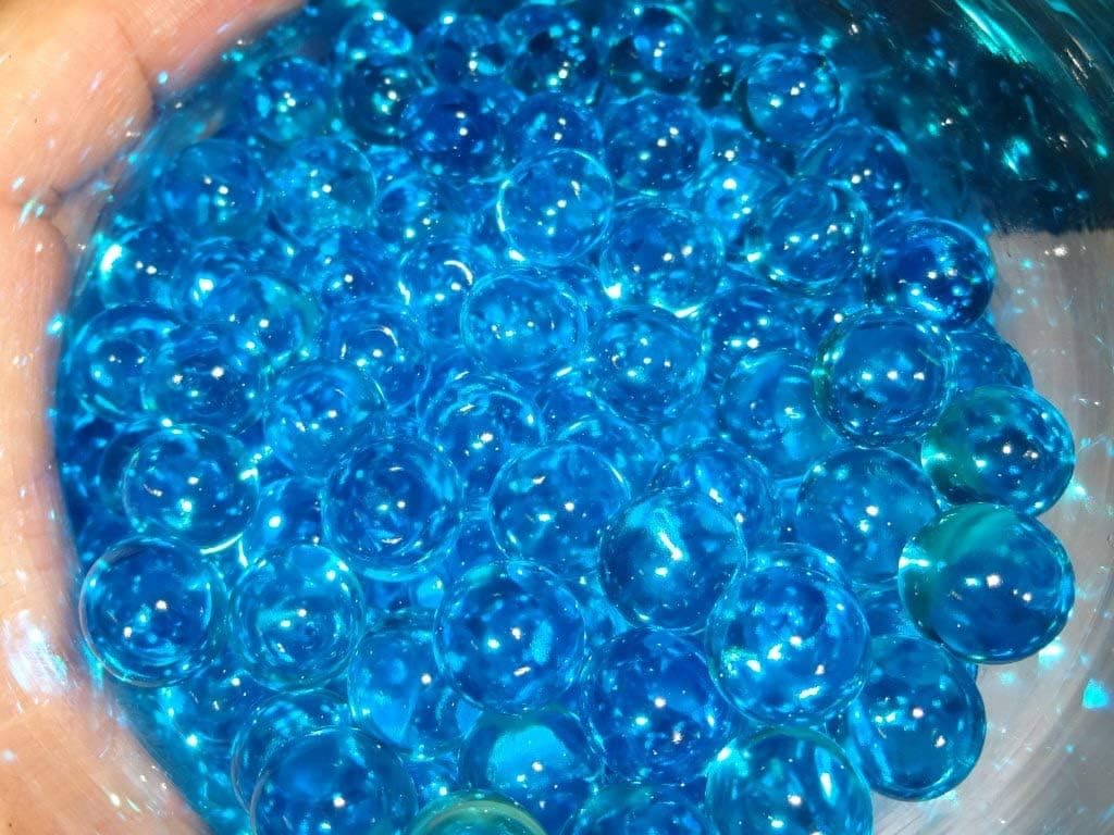 Sublime Gifts Water Beads for Wedding, Holiday, & All Occasion Home Decor - 10 Gram Pack - Makes 1 Quart (4-5 Cups) (Peacock Blue)