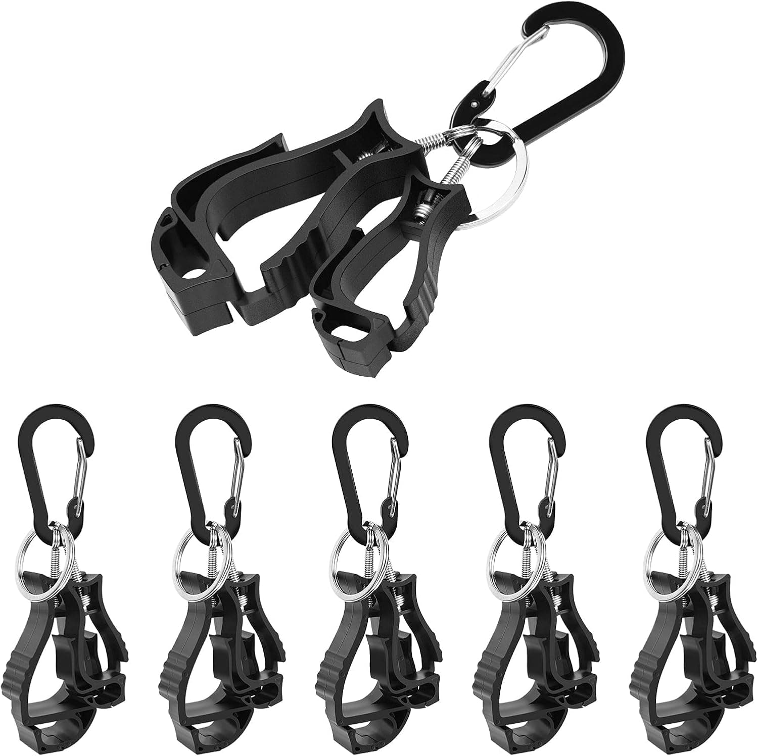 6 Pieces glove clips for work Glove Holder Clip，Construction Worker for Glasses Helmets Glove Grabber Clip