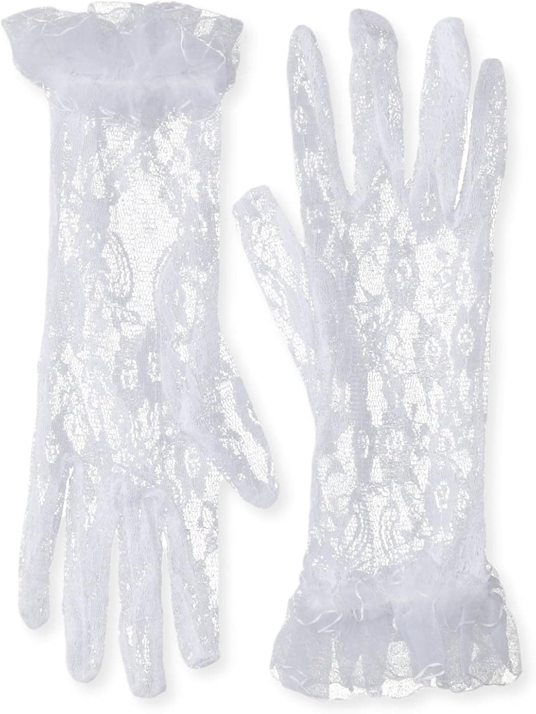 Be Wicked Women's Mid Arm Lace Gloves