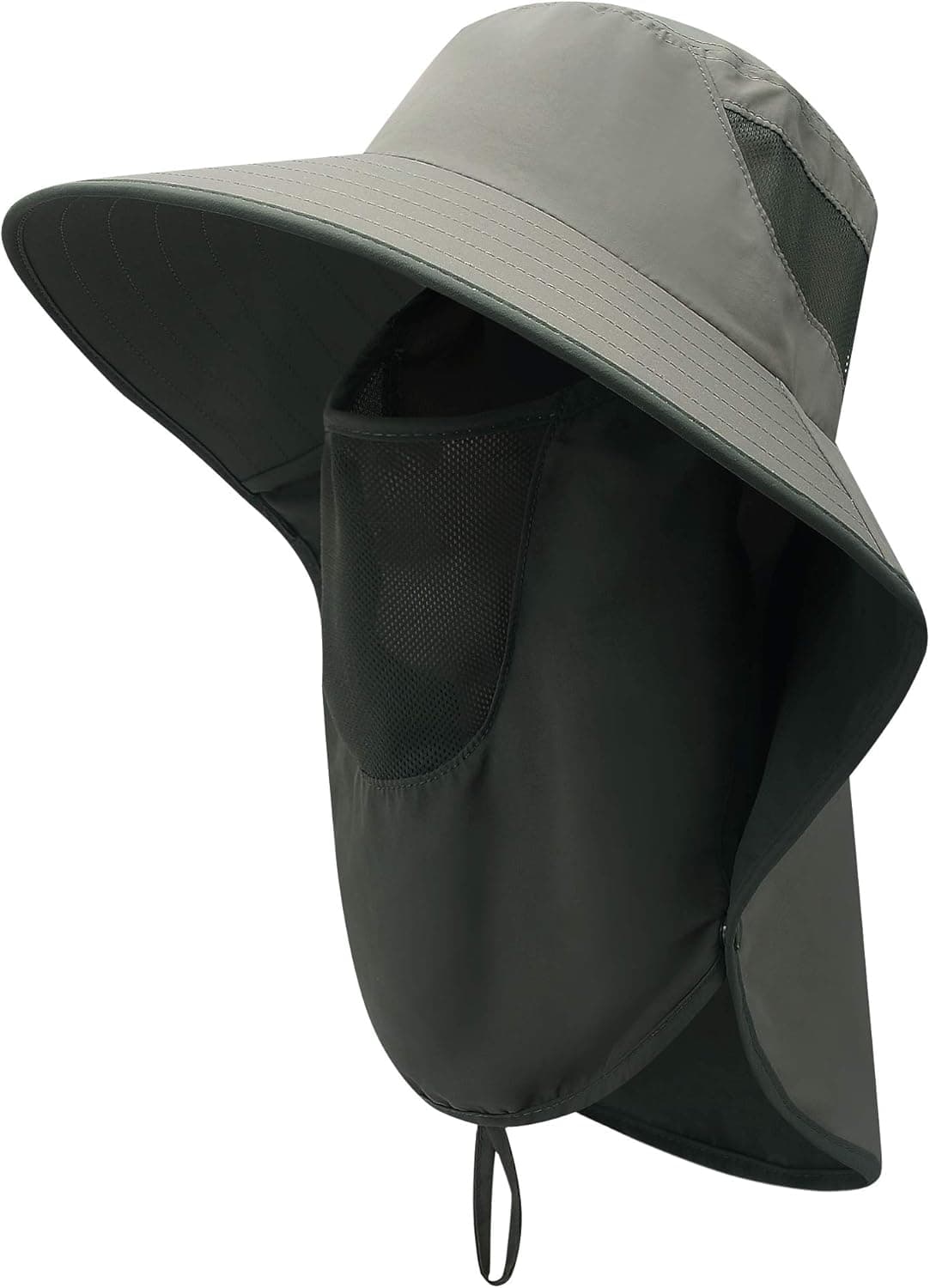 icolor Summer Sun Cap Fishing Hats UPF 50+ Sun Protection Travel Beach Hat with Neck Face Flap Cover for Man Women