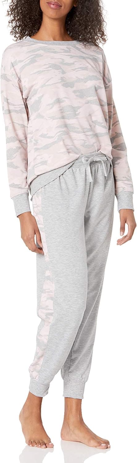 Splendid Women's Pajama Pullover Sweatshirt & Sweatpant Lounge Set