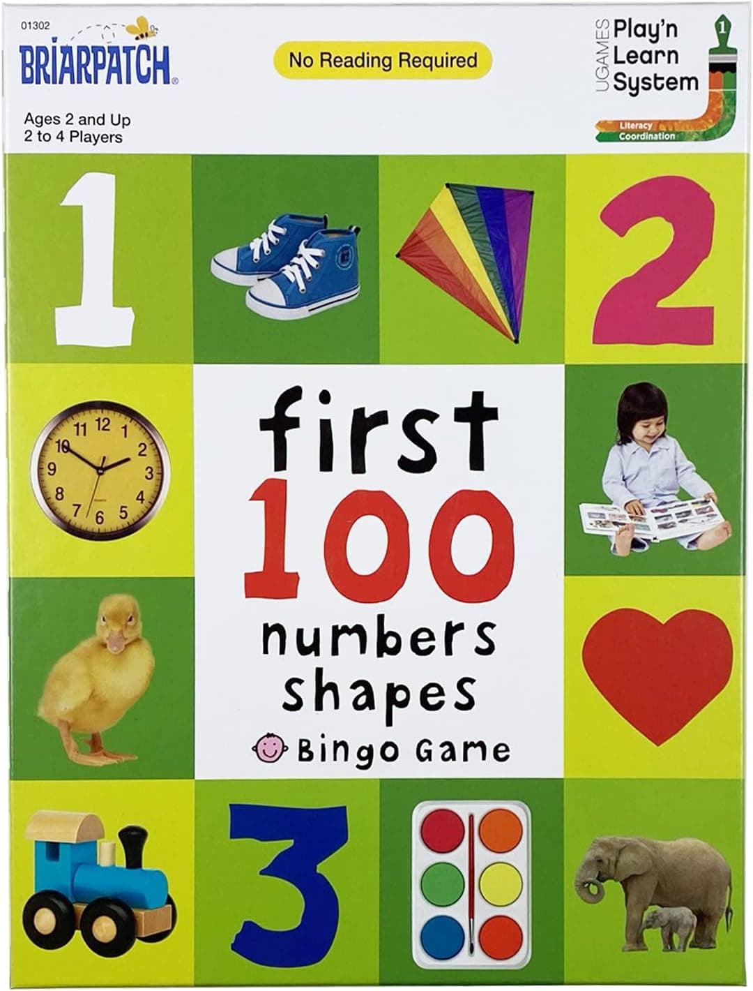 Briarpatch | First 100 Numbers, Shapes Bingo Game