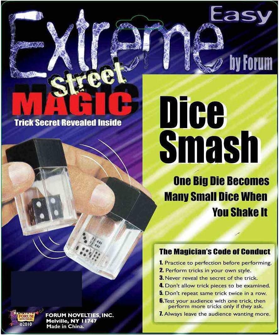 Forum Novelties Extreme Street Magic - Dice Smash Trick