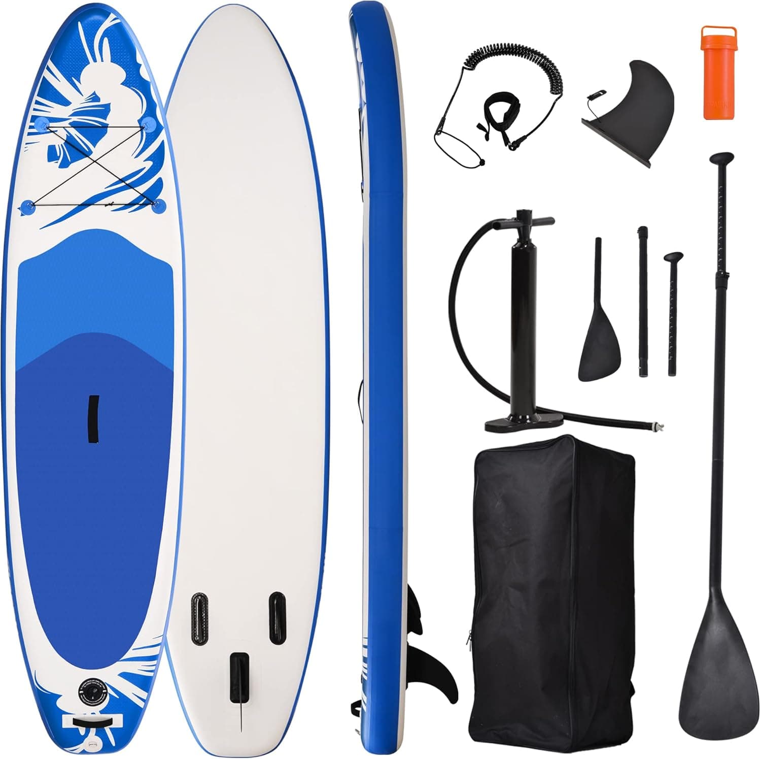 Merax Inflatable Paddle Board, Portable Stand Up Paddle Boards for Adult & Youth with All SUP Accessories Pump, Paddle, Backpack, and Leash