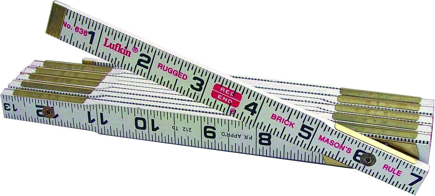 Bon Tool Rule - Wood - Brick Spacing - 6 Foot (11-463)