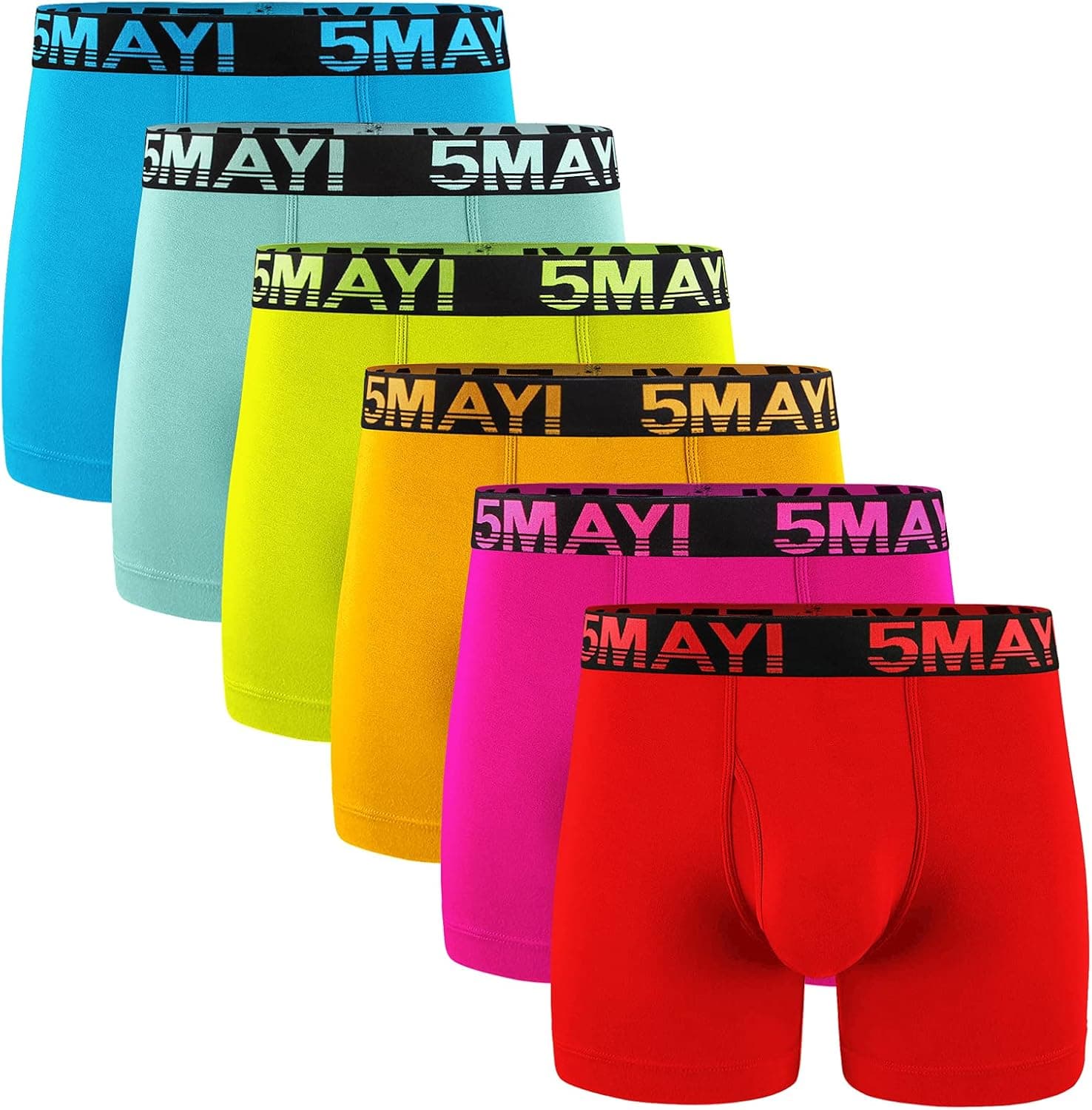 Counting Stars Men's Boxer Briefs Underwear Cotton Colorful Mens Underwear Boxer Briefs for Men Pack S M L XL XXL