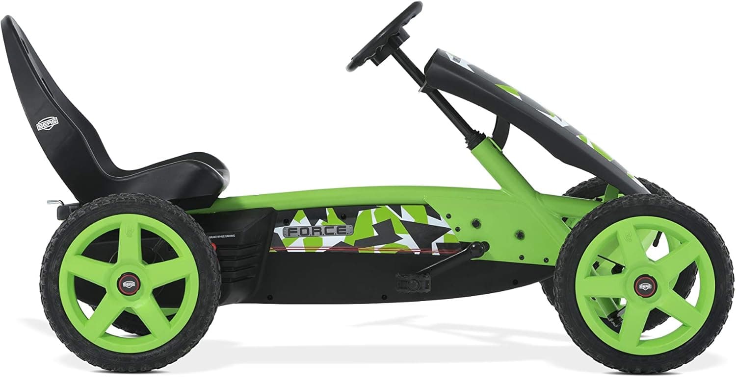 BERG Rally Force Kids Pedal Go Kart Green Camouflage