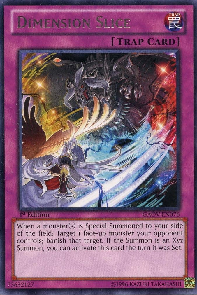 Yu-Gi-Oh! - Dimension Slice (GAOV-EN076) - Galactic Overlord - 1st Edition - Rare