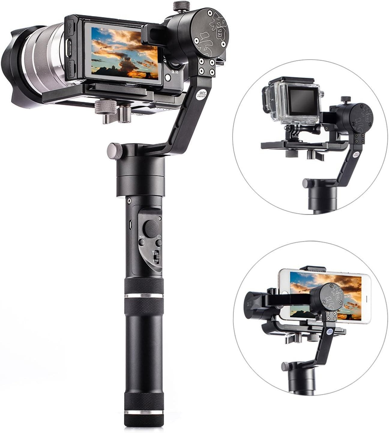 Zhiyun Crane-M 3-Axis Handhelp Stabilizer for Smartphones & Sports Cameras & Mirrorless Cameras