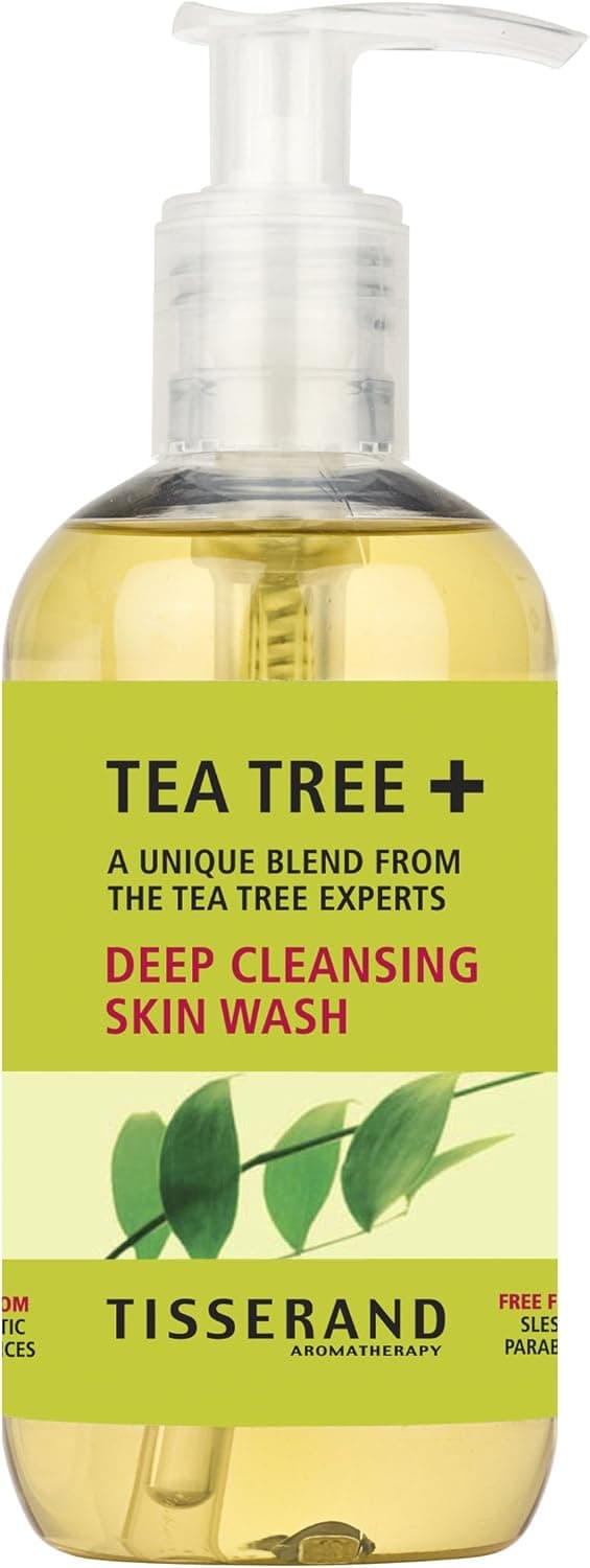 Tisserand: All Over Skin Wash Liquid, Tea Tree & Grapefruit 8.4 oz