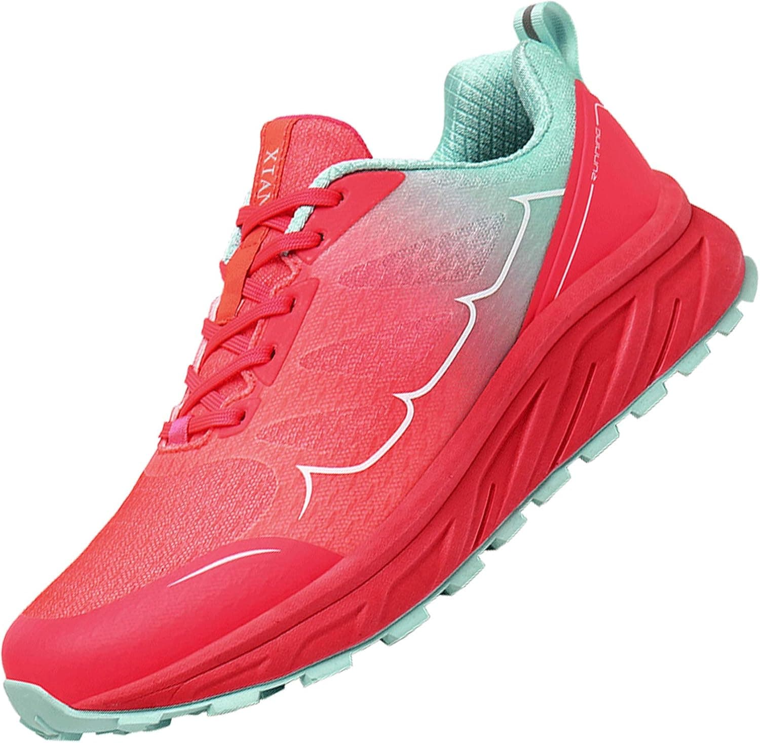 XIANV Women Men Running Shoes Breathable Slip On Sneakers Mesh Sport Athletic Fashion Tennis Comfort Fitness Walking Shoes