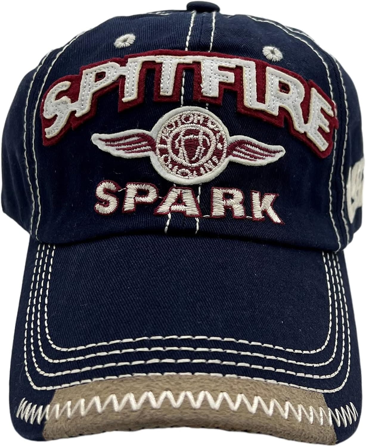 Spitfire Spark 1932 Baseball Cap Cotton Embroidered Soft Adjustable Dad Hat Vintage Washed Trucker Hats for Men Women Teens