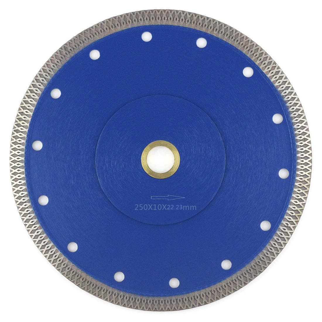 Porcelain-Blade 10 Inch, Tile-Blade Super Thin Ceramic Diamond Saw Blades for Grinder Tile Cutter with Adapter 7/8",20mm,5/8 Inch Abor