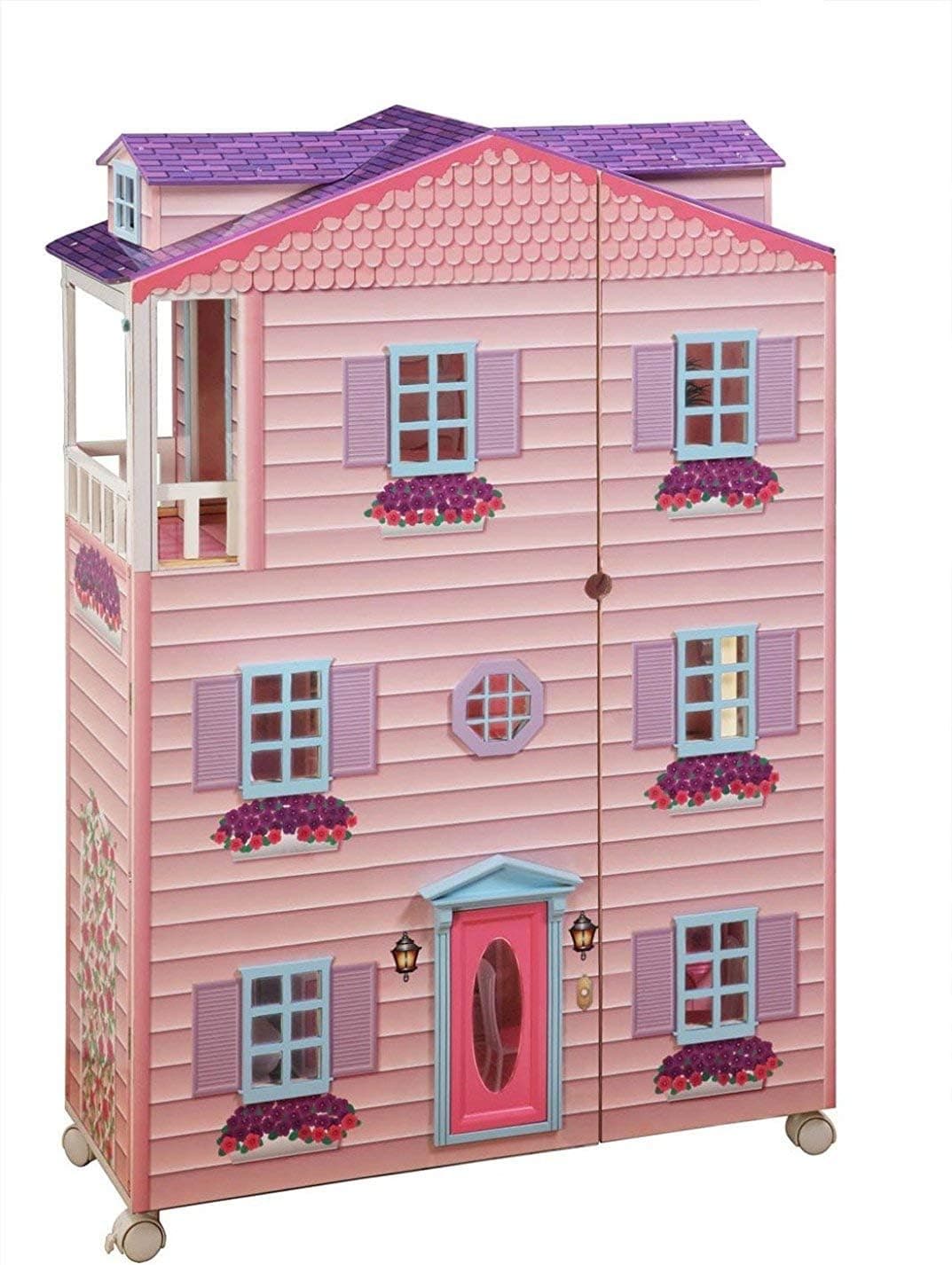 Teamson New York Mansion Doll House with Furniture
