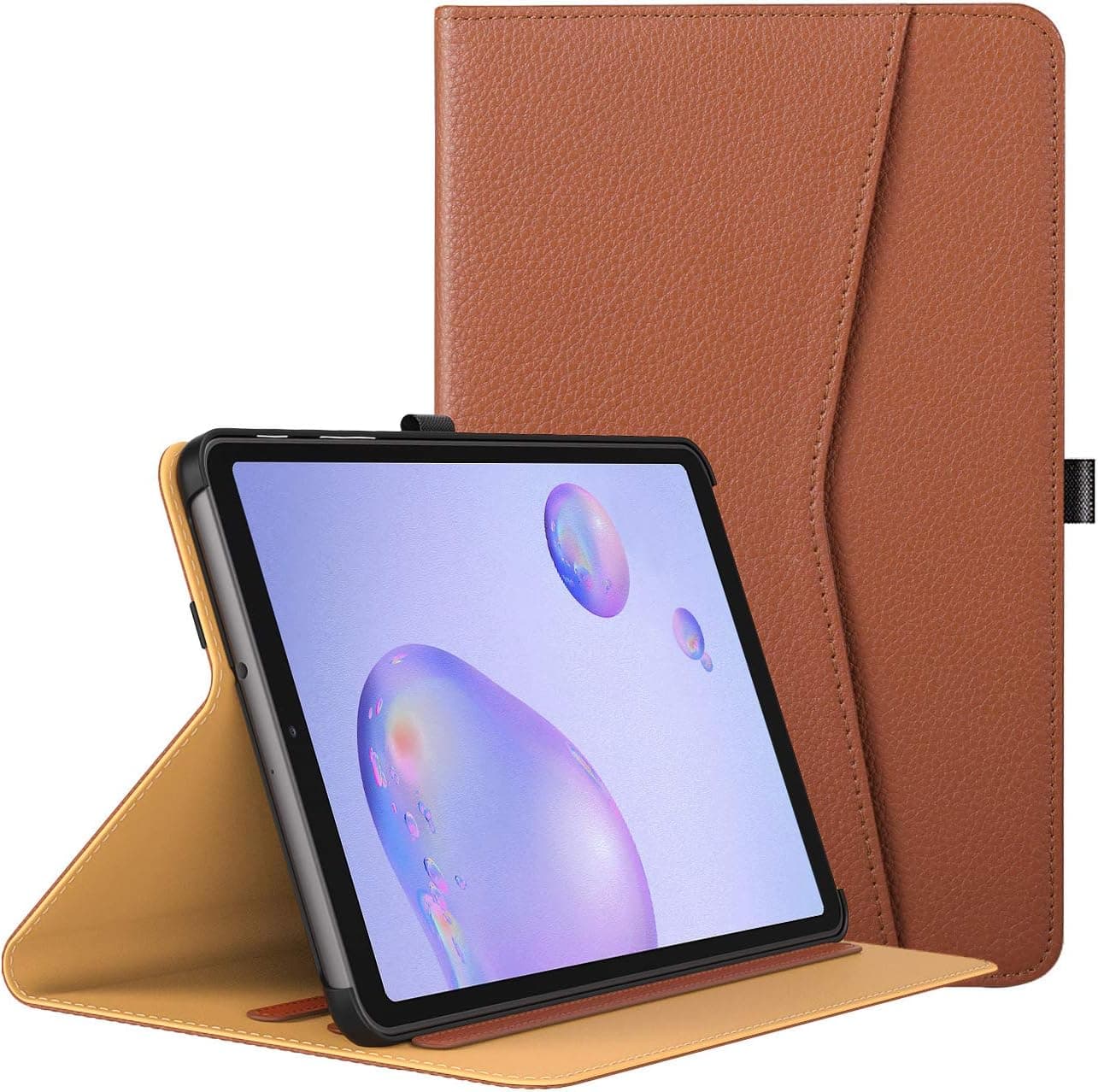 TiMOVO Case for All-New Samsung Galaxy Tab A 8.4 Inch 2020 Release Model SM-T307, Multiple Viewing Angles Folding Folio Stand Cover Pocket Case Fit Galaxy Tab A 8.4 2020 Tablet - Brown