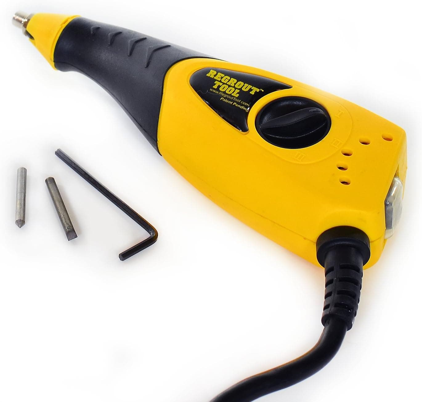 Grout Removal Tool -- Electric Variable Speed Grout Remover w/2 Carbide Tips -- Professional Series -- Grout Cleaner Alternative