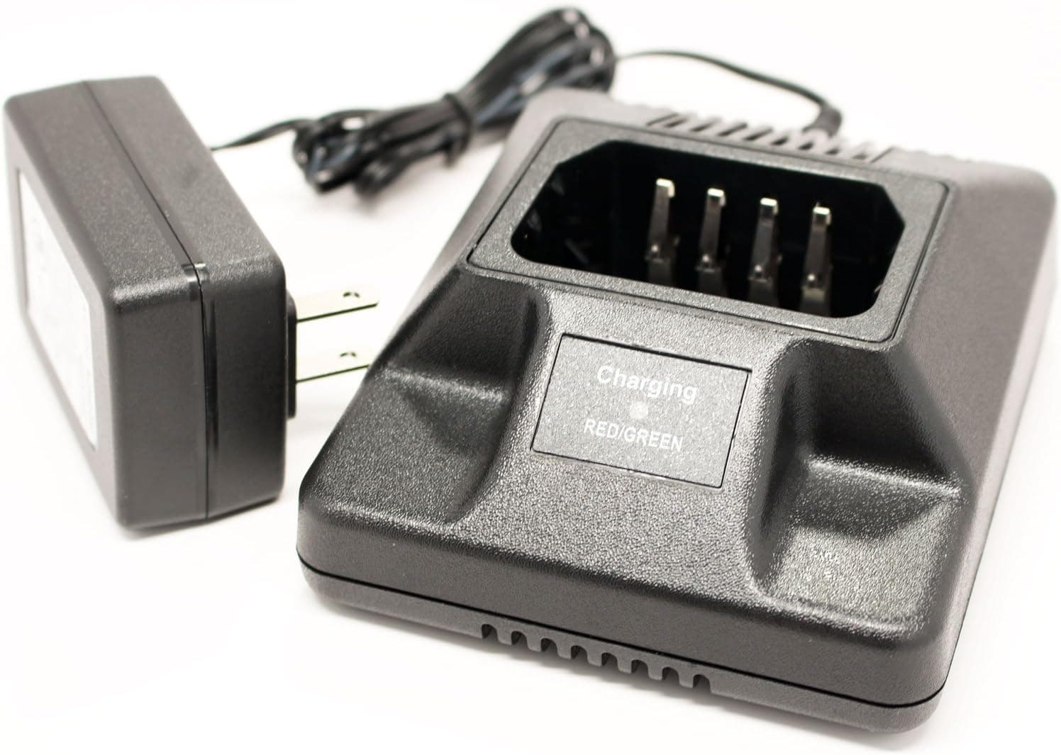 Motorola HNN9628 Two-Way Radio Charger Replacement (100-240V) - Compatible with Motorola GP300 Charger, GP300, GTX, Radius GP300, LTS2000, GP600, HNN9628, HNN9628A, HNN9628B, CP250, GP308, GP88, GP88S, GTX800, PTX600, GTX900, LCS2000, PRO3150, MTX638, P040, P080, WPPN4012-R, HNN8133C, HNN8308A, HNN9628AR, PMNN4005, HNN9628R, HNN9701A, HNN9808B, WPNN4040, WPNN4040AR, WPNN4044AR, GTX Series, CP450, CP450LS, Radius GP88, GT-2050, GTX LTR Portable, GTX Privacy Plus Portable