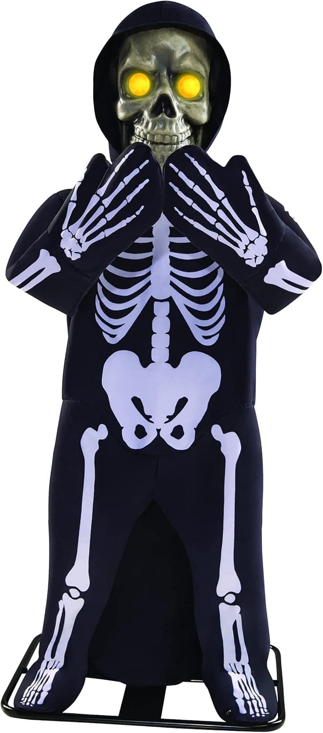 Spirit Halloween 3.3 Ft Lil Skelly Bones Animatronic