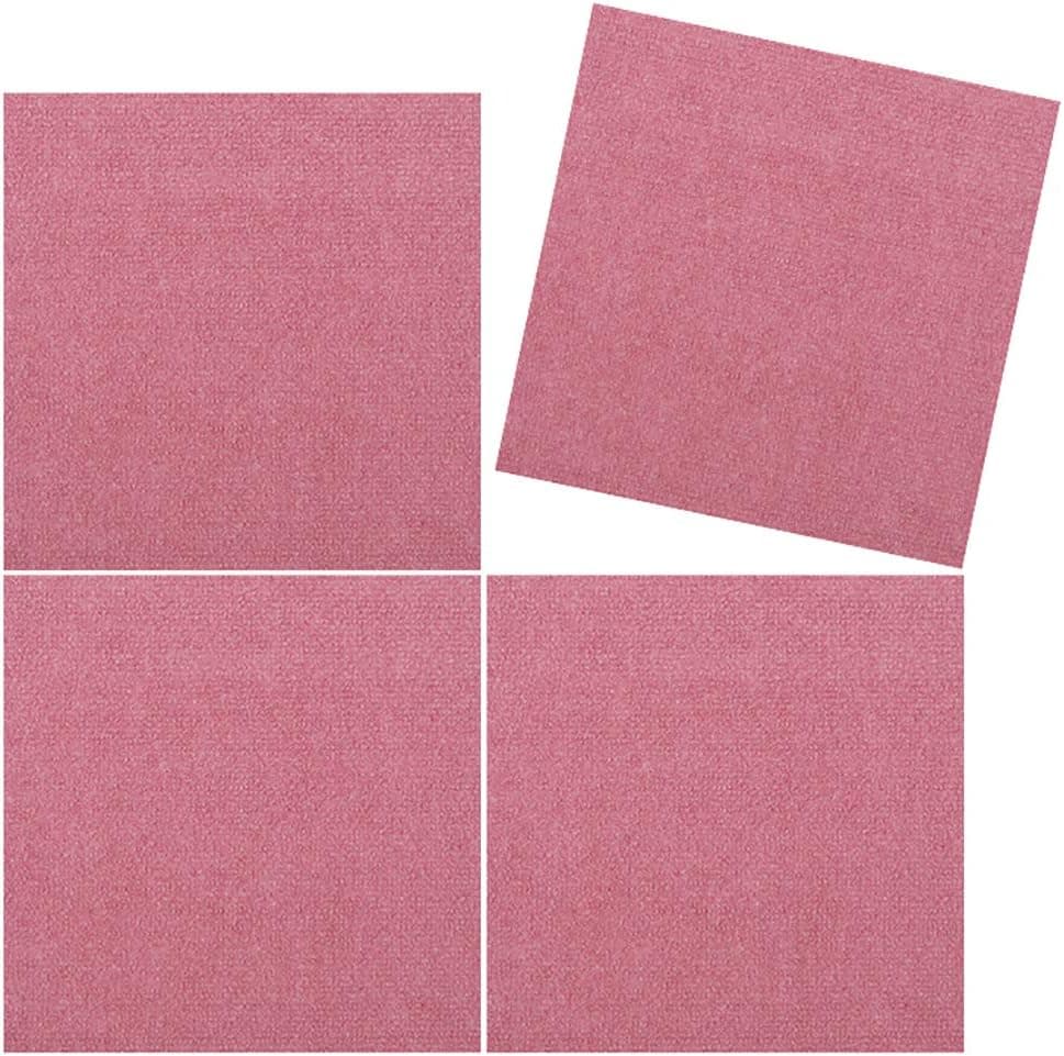 Triluc Place & Stick Tile Mats, Pink, 4 pcs