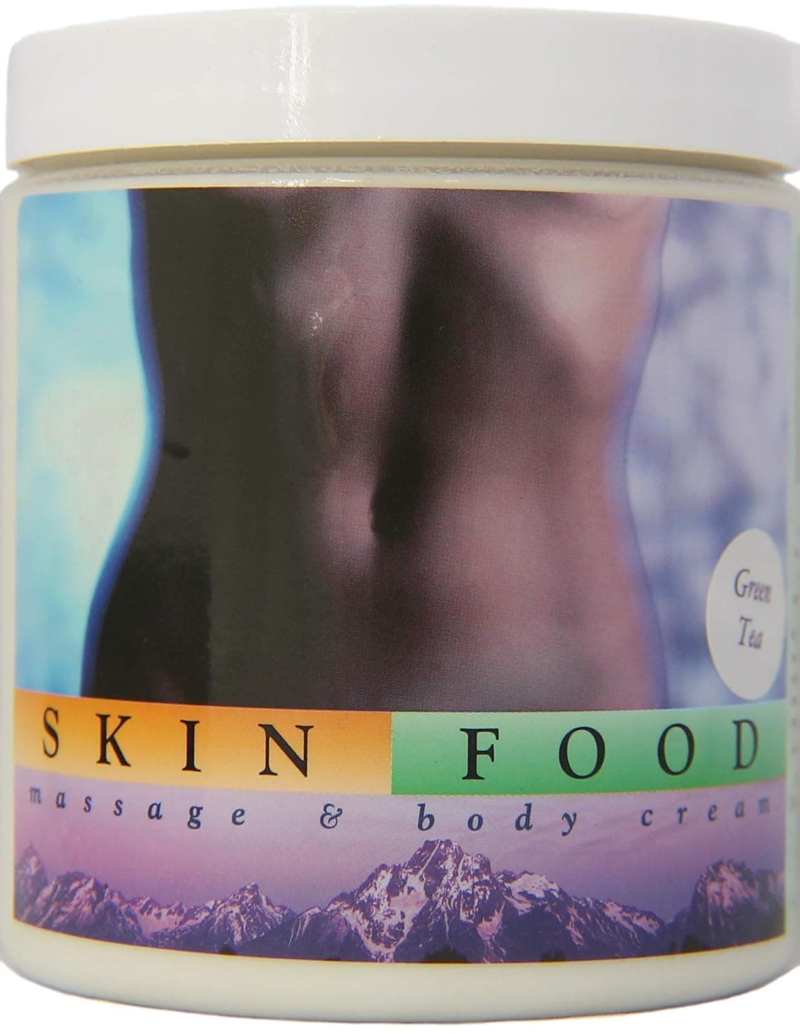 Mountain Body"Skin Food" Whipped Body Creams. Skin Food Provides Luscious Nourishment For The Skin. All Natural Massage & Body Cream. Made With Only The Finest Organic Ingredients. 21 oz. (Green Tea)